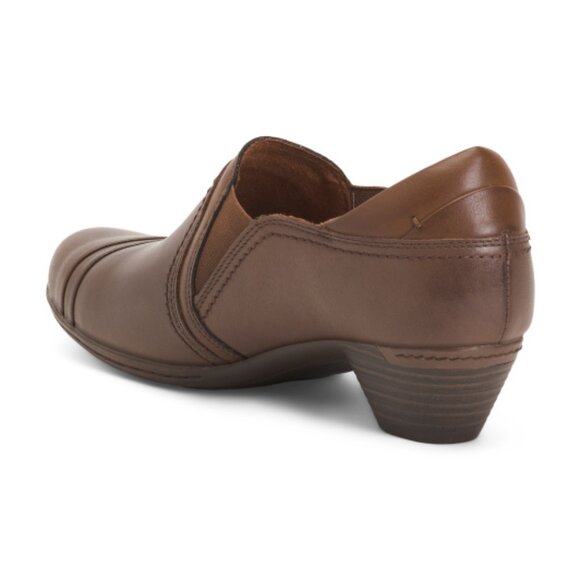 COBB HILL ROCKPORT Leather Laurel Slip On Comfort Heels - Picture 2 of 3